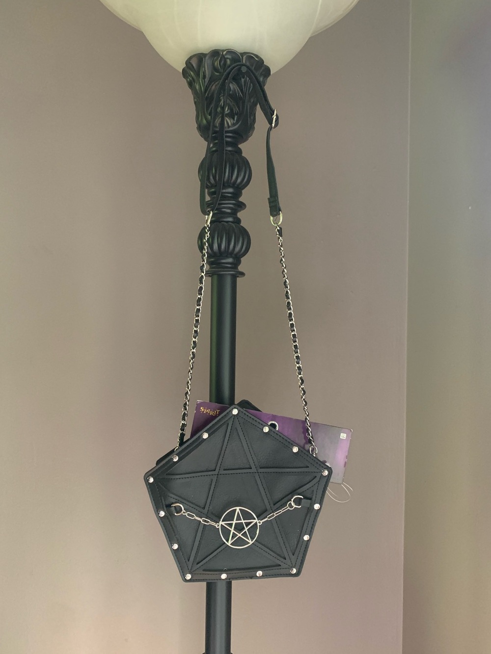 Spirit Halloween Pentagram Crossbody Bag